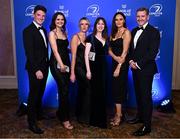 1 June 2024; Members of Beauchamps on arrival at the 2024 Leinster Rugby Awards Ball at The InterContinental Hotel in Dublin. Photo by Harry Murphy/Sportsfile