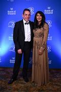 1 June 2024; Miles and Rupee O'Grady on arrival at the 2024 Leinster Rugby Awards Ball at The InterContinental Hotel in Dublin. Photo by Harry Murphy/Sportsfile