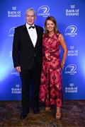 1 June 2024; Declan and Helen Gardiner on arrival at the 2024 Leinster Rugby Awards Ball at The InterContinental Hotel in Dublin. Photo by Harry Murphy/Sportsfile