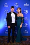 1 June 2024; Darragh O'Brien and Orla Hayes on arrival at the 2024 Leinster Rugby Awards Ball at The InterContinental Hotel in Dublin. Photo by Harry Murphy/Sportsfile
