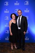 1 June 2024; Claire Kilcline and Daniel Kelly on arrival at the 2024 Leinster Rugby Awards Ball at The InterContinental Hotel in Dublin. Photo by Harry Murphy/Sportsfile