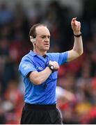 2 June 2024; Referee David Coldrick during the GAA Football All-Ireland Senior Championship Round 2 match between Derry and Armagh at Celtic Park in Derry. Photo by Seb Daly/Sportsfile