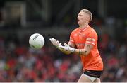 2 June 2024; Armagh goalkeeper Blaine Hughes during the GAA Football All-Ireland Senior Championship Round 2 match between Derry and Armagh at Celtic Park in Derry. Photo by Seb Daly/Sportsfile