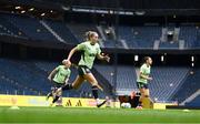 3 June 2024; Erin McLaughlin during a Republic of Ireland women's training session at Friends Arena in Stockholm, Sweden. Photo by Stephen McCarthy/Sportsfile
