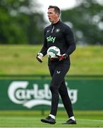 3 June 2024; Goalkeeping coach Rene Gilmartin during a Republic of Ireland training session at the FAI National Training Centre in Abbotstown, Dublin. Photo by Brendan Moran/Sportsfile