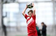 29 May 2024; Seán Connolly of Beaumont BNS, Blackrock, Cork, during the FAI Primary 5s Finals day at Aviva Stadium in Dublin. Photo by Stephen McCarthy/Sportsfile