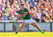 1 June 2024; Jordan Flynn of Mayo during the GAA Football All-Ireland Senior Championship Round 2 match between Roscommon and Mayo at Dr Hyde Park in Roscommon. Photo by Ben McShane/Sportsfile