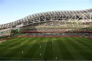 4 June 2024; A general view of action during the international friendly match between Republic of Ireland and Hungary at Aviva Stadium in Dublin. Photo by Michael P Ryan/Sportsfile