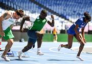 6 June 2024; Israel Olatunde of Ireland, centre, in attendance during the official training session ahead of 2024 European Athletics Championships at the Stadio Olimpico in Rome, Italy. Photo by Sam Barnes/Sportsfile