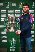 6 June 2024; Darryl Henderson of Ballyfermot United after the Sports Direct Men's FAI Cup Second Round draw at FAI Headquarters in Abbotstown, Dublin. Photo by Harry Murphy/Sportsfile