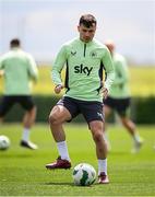 6 June 2024; Josh Cullen during a Republic of Ireland training session at the FAI National Training Centre in Abbotstown, Dublin. Photo by Seb Daly/Sportsfile