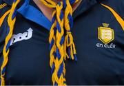 14 September 2013; A general view of Clare supporters shirt and colours. Bord Gáis Energy GAA Hurling Under 21 All-Ireland 'A' Championship Final, Antrim v Clare, Semple Stadium, Thurles, Co. Tipperary. Picture credit: Ray McManus / SPORTSFILE