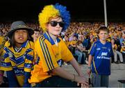 14 September 2013; Clare supporters at the game. Bord Gáis Energy GAA Hurling Under 21 All-Ireland 'A' Championship Final, Antrim v Clare, Semple Stadium, Thurles, Co. Tipperary. Picture credit: Ray McManus / SPORTSFILE