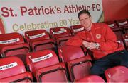 19 September 2013; St Patrick's Athletic's Ian Birmingham after a press conference ahead of their Airtricity League Premier Division match against Dundalk on Friday. St Patrick's Athletic Press Conference, Richmond Park, Dublin. Picture credit: Pat Murphy / SPORTSFILE