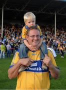 14 September 2013; Two year old Ronan and Eoin Gavin, from Sixmilebridge, Co. Clare, after the game. Bord Gáis Energy GAA Hurling Under 21 All-Ireland 'A' Championship Final, Antrim v Clare, Semple Stadium, Thurles, Co. Tipperary. Picture credit: Ray McManus / SPORTSFILE