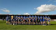 14 September 2013; The Clare players stand for the squad photograph. Bord Gáis Energy GAA Hurling Under 21 All-Ireland 'A' Championship Final, Antrim v Clare, Semple Stadium, Thurles, Co. Tipperary. Picture credit: Ray McManus / SPORTSFILE