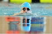 8 June 2024; Action during the Boys U14 breaststroke swimming event during the Cairn Community Games June 2024 Finals at The Watershed in Kilkenny. Photo by Ben McShane/Sportsfile