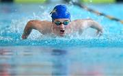 8 June 2024; Action during the Boys U16 butterfly swimming event during the Cairn Community Games June 2024 Finals at The Watershed in Kilkenny. Photo by Ben McShane/Sportsfile