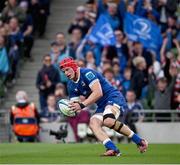 8 June 2024; Josh van der Flier of Leinster scores his side's fifth try during the United Rugby Championship quarter-final match between Leinster and Ulster at Aviva Stadium in Dublin. Photo by Ramsey Cardy/Sportsfile