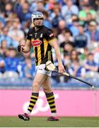 8 June 2024; TJ Reid of Kilkenny celebrates after scoring a point during the Leinster GAA Hurling Senior Championship final match between Dublin and Kilkenny at Croke Park in Dublin. Photo by Seb Daly/Sportsfile
