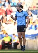 8 June 2024; Donal Burke of Dublin celebrates his side's first goal during the Leinster GAA Hurling Senior Championship final match between Dublin and Kilkenny at Croke Park in Dublin. Photo by Seb Daly/Sportsfile