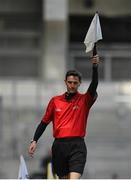 8 June 2024; Linesman Conor Daly during the Joe McDonagh Cup final match between Laois and Offaly at Croke Park in Dublin. Photo by Seb Daly/Sportsfile