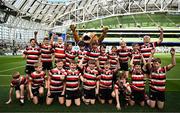 8 June 2024; The Bank of Ireland Half-time Minis match from Enniscorthy at the United Rugby Championship Quarter-Final match between Leinster and Ulster at the Aviva Stadium in Dublin. Photo by Harry Murphy/Sportsfile