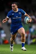 8 June 2024; James Lowe of Leinster during the United Rugby Championship quarter-final match between Leinster and Ulster at the Aviva Stadium in Dublin. Photo by Harry Murphy/Sportsfile