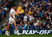 8 June 2024; Billy Burns of Ulster leaves the pitch during the United Rugby Championship quarter-final match between Leinster and Ulster at the Aviva Stadium in Dublin. Photo by Harry Murphy/Sportsfile