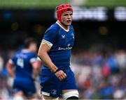 8 June 2024; Josh van der Flier of Leinster during the United Rugby Championship quarter-final match between Leinster and Ulster at the Aviva Stadium in Dublin. Photo by Harry Murphy/Sportsfile