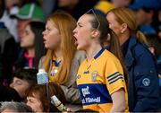 9 June 2024; Clare supporters look on during the Munster GAA Hurling Senior Championship final match between Clare and Limerick at FBD Semple Stadium in Thurles, Tipperary. Photo by Brendan Moran/Sportsfile