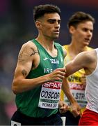 10 June 2024; Andrew Coscoran of Ireland competes in the men's 1500m heats during day four of the 2024 European Athletics Championships at the Stadio Olimpico in Rome, Italy. Photo by Sam Barnes/Sportsfile