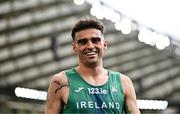 10 June 2024; Andrew Coscoran of Ireland after finishing fifth in his men's 1500m heat during day four of the 2024 European Athletics Championships at the Stadio Olimpico in Rome, Italy. Photo by Sam Barnes/Sportsfile