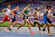 10 June 2024; Andrew Coscoran of Ireland, centre, competes in the men's 1500m heats during day four of the 2024 European Athletics Championships at the Stadio Olimpico in Rome, Italy. Photo by Sam Barnes/Sportsfile