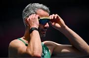 10 June 2024; Thomas Barr of Ireland before competing in the men's 400m hurdles semi-final during day four of the 2024 European Athletics Championships at the Stadio Olimpico in Rome, Italy. Photo by Sam Barnes/Sportsfile