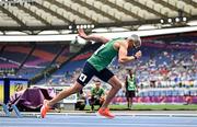 10 June 2024; Thomas Barr of Ireland competes in his men's 400m hurdles semi-final during day four of the 2024 European Athletics Championships at the Stadio Olimpico in Rome, Italy. Photo by Sam Barnes/Sportsfile