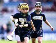 10 June 2024; Liam Ó Domhnaill of Gaelscoil Míde, Raheny, during the Corn Padraig Mac Giolla Bhearraigh Final against St Fintan's NS, Sutton, during the Allianz Cumann na mBunscoil Finals at Croke Park in Dublin. Photo by Piaras Ó Mídheach/Sportsfile