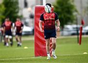 11 June 2024; Calvin Nash during Munster rugby squad training at University of Limerick in Limerick. Photo by Piaras Ó Mídheach/Sportsfile