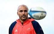 11 June 2024; Simon Zebo during Munster rugby squad training at University of Limerick in Limerick. Photo by Piaras Ó Mídheach/Sportsfile