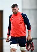 11 June 2024; Peter O'Mahony arrives for Munster rugby squad training at University of Limerick in Limerick. Photo by Piaras Ó Mídheach/Sportsfile