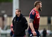 11 June 2024; Head coach Graham Rowntree and RG Snyman, right, during Munster rugby squad training at University of Limerick in Limerick. Photo by Piaras Ó Mídheach/Sportsfile