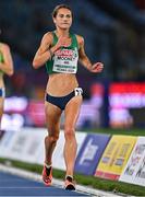 11 June 2024; Laura Mooney of Ireland competes in the women's 10,000m final during day five of the 2024 European Athletics Championships at the Stadio Olimpico in Rome, Italy. Photo by Sam Barnes/Sportsfile