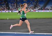 11 June 2024; Anika Thompson of Ireland competes in the women's 10,000m final during day five of the 2024 European Athletics Championships at the Stadio Olimpico in Rome, Italy. Photo by Sam Barnes/Sportsfile