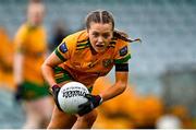 9 June 2024; Eva Gallagher of Donegal during the TG4 All-Ireland Ladies Football Senior Championship Round 1 match between Donegal and Kerry at MacCumhaill Park in Ballybofey, Donegal. Photo by Ben McShane/Sportsfile