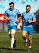 14 June 2024; James Ryan and Robbie Henshaw during a Leinster rugby captain's run at Loftus Versfeld Stadium in Pretoria, South Africa. Photo by Shaun Roy/Sportsfile