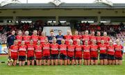15 June 2024; The Cork panel before the TG4 All-Ireland Ladies Football Senior Championship Round 2 match between Cork and Galway at MTU Cork in Cork. Photo by David Fitzgerald/Sportsfile