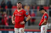 15 June 2024; Peter O'Mahony of Munster after the United Rugby Championship semi-final match between Munster and Glasgow Warriors at Thomond Park in Limerick. Photo by Brendan Moran/Sportsfile