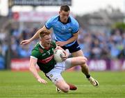 16 June 2024; David McBrien of Mayo in action against Con O'Callaghan of Dublin during the GAA Football All-Ireland Senior Championship Round 3 match between Dublin and Mayo at Dr Hyde Park in Roscommon. Photo by Daire Brennan/Sportsfile