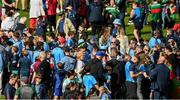 16 June 2024; Con O'Callaghan of Dublin with supporters after the GAA Football All-Ireland Senior Championship Round 3 match between Dublin and Mayo at Dr Hyde Park in Roscommon. Photo by Daire Brennan/Sportsfile