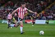 13 June 2024; Patrick Hoban of Derry City during the SSE Airtricity Men's Premier Division match between Bohemians and Derry City at Dalymount Park in Dublin. Photo by Ben McShane/Sportsfile